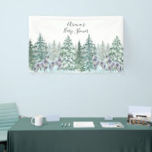 Banner van het Forest Animals Baby shower (Beurs)