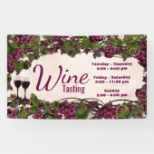 Banner van het wijnproeverijfeest (Horizontaal)