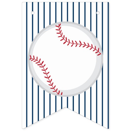 Banner van honkbal Fan Birthday (Eerste vlag)