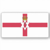 Banner van Noord-Ierland Sticker (Voorkant)