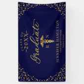 Banner van verpleegkundigen School Blue Gold Afstu (Verticaal)
