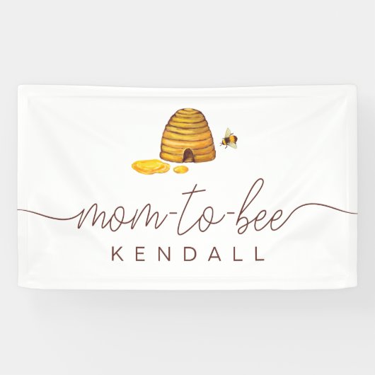 Banner van Vrijgezellenfeest van mam tot bijen (Horizontaal)