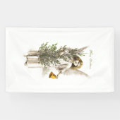 BANNER: VINTAGE CHRISTMAS ANGEL SPANDOEK (Horizontaal)