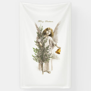 BANNER: VINTAGE CHRISTMAS ANGEL SPANDOEK