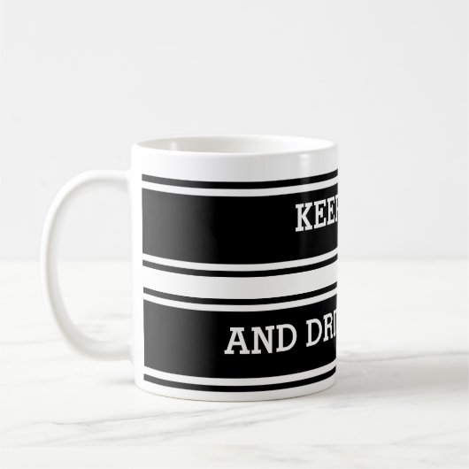 BANNER violet gradiënt + KEEP CALM Koffiemok (Links)