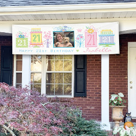 Banner voor 21e verjaardag