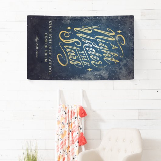 Banner voor 'A Night Under the Stars'-evenement (Insitu)