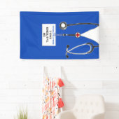 Banner voor afstuderen aan de medische faculteit (Insitu)