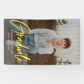 Banner voor Afstuderen met geslepen Word EDITABLE- (Horizontaal)