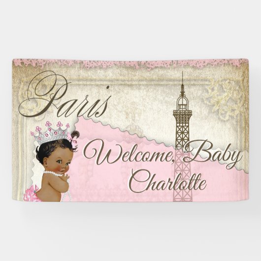 banner voor Baby shower (Horizontaal)