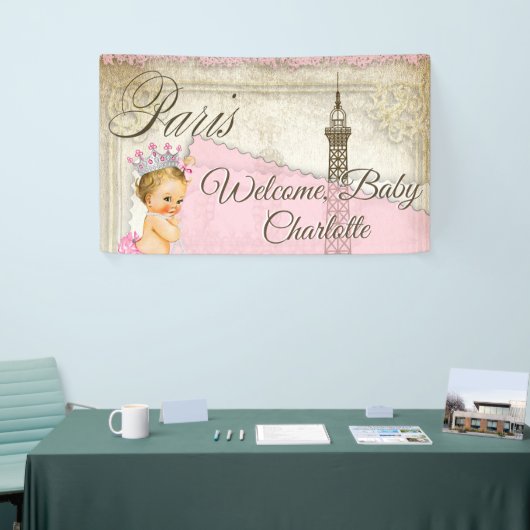 banner voor Baby shower (Beurs)