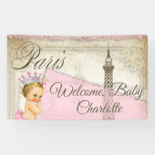 banner voor Baby shower (Horizontaal)