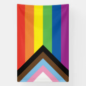 Banner voor binnen- en buitengebruik - nieuwe vlag (Verticaal)