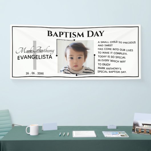 Banner voor Black and White BAPTISM DAY Event Part (Beurs)
