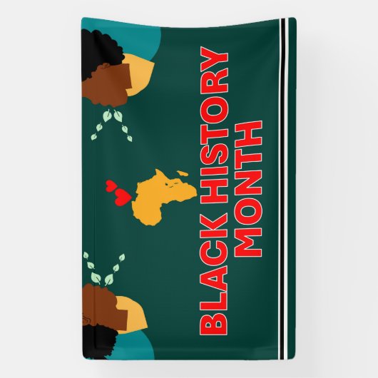 Banner voor Black History Month - Healing (Verticaal)