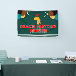 Banner voor Black History Month - Healing