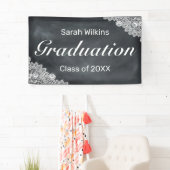Banner voor Blackboard en White Lace Afstuderen (Insitu)