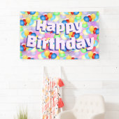 Banner voor Bright Festive Birthday-ballonnen (Insitu)