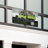 Banner voor commerciële afvalverwijdering Kantoor  (Buitenkant Gebouw)