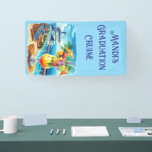 Banner voor cruisekajuit (Beurs)