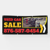 Banner voor de verkoop van gebruikte auto's op maa (Horizontaal)
