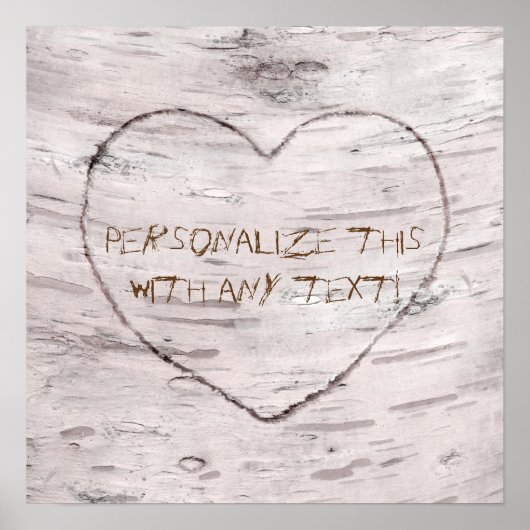 Banner voor de vogelboom en de gekarfte hartritmeb poster (Voorkant)