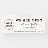 banner voor eenvoudige zakelijke logo (Horizontaal)