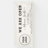 banner voor eenvoudige zakelijke logo (Verticaal)