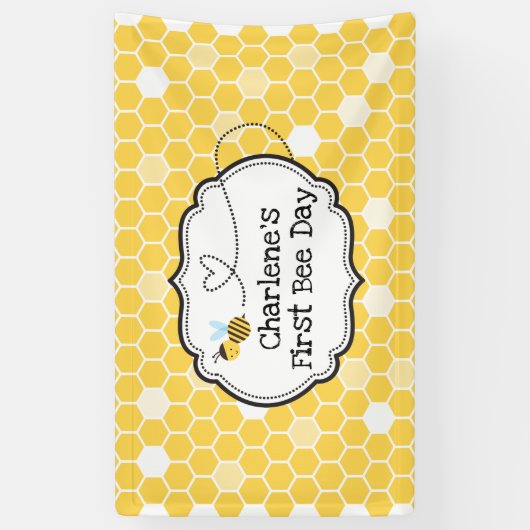 Banner voor eerste dag van geboorte (Verticaal)