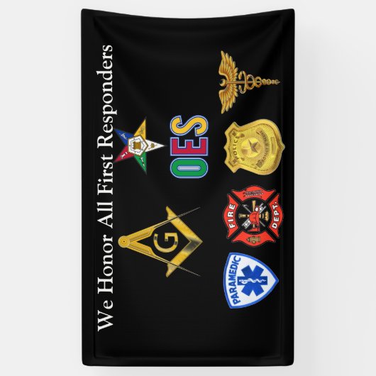 Banner voor eerste hulpverleners (Verticaal)