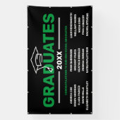 Banner voor eindexamen middelbare school (Verticaal)