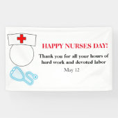 Banner voor Happy Nurses Day (Horizontaal)