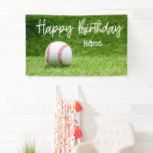 Banner voor honkbal, met bal (Insitu)