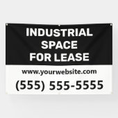 Banner voor industriële ruimteverhuur (Horizontaal)