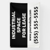 Banner voor industriële ruimteverhuur (Verticaal)