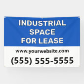 Banner voor industriële ruimteverhuur (Horizontaal)