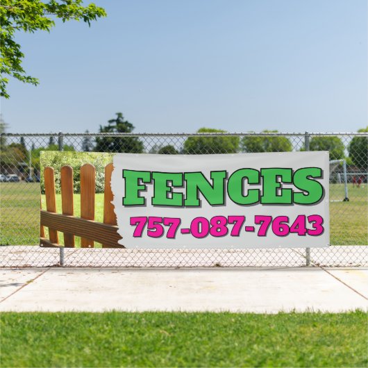 Banner voor installatieservices van hekken (Insitu)