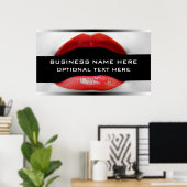 Banner voor make-up artistieke cosmetica poster (Thuiskantoor)