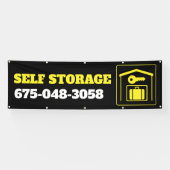 Banner voor self-storage services (Horizontaal)