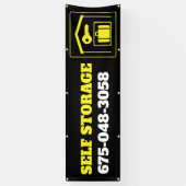 Banner voor self-storage services (Verticaal)