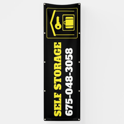 Banner voor self-storage services (Verticaal)