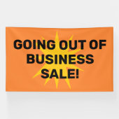 Banner voor uitverkoop buiten bedrijf (Horizontaal)