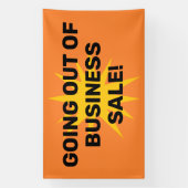 Banner voor uitverkoop buiten bedrijf (Verticaal)