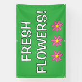 banner voor verse bloemen (Verticaal)