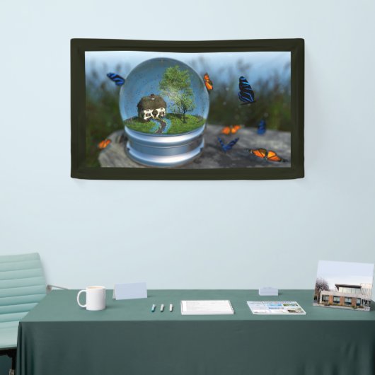 Banner voor Wereldbol van vlinder (Beurs)