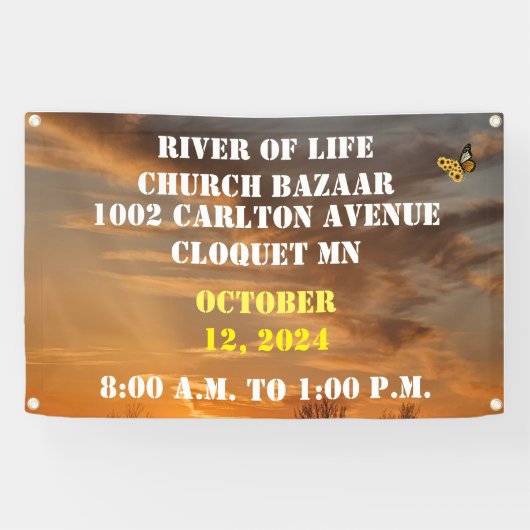 Banner voor  zakelijke evenementen (Horizontaal)