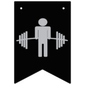 Banner voor zwarte en zilvergewicht (Eerste vlag)