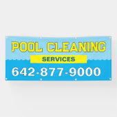 Banner voor Zwembadreinigingsdiensten (Horizontaal)