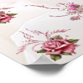 Banner Vrijgezellenfeest White Pink Corset Poster (Hoek)
