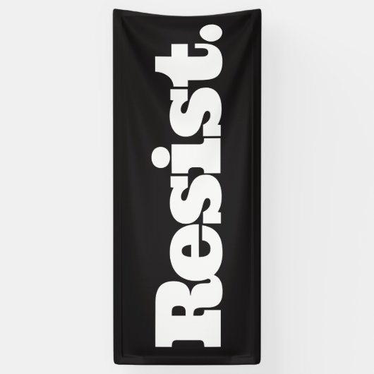 Banner weerstaan (Verticaal)